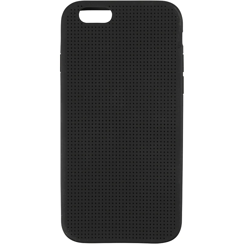iPhone-Cover zum Besticken, Nr. 6/6S, Größe 6,8x13,8 cm, Dicke 8 mm, Schwarz, 1 Stk [HOB-41396]