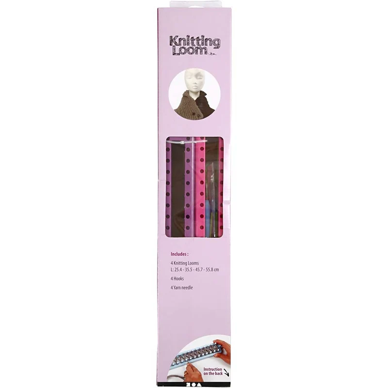 Strickrahmen, L 25-35-45-55 cm, 1 Set [HOB-42219]