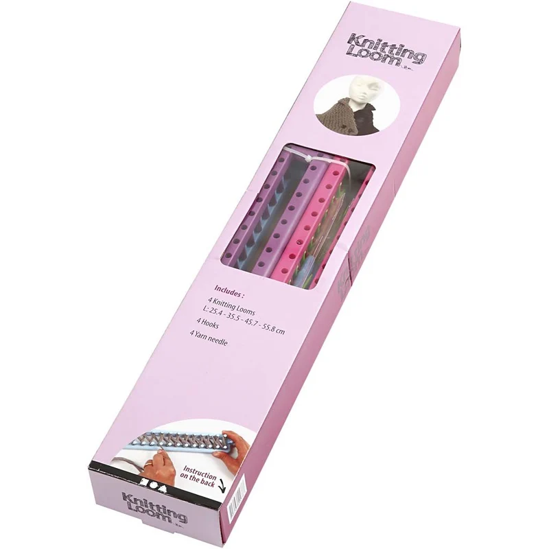Strickrahmen, L 25-35-45-55 cm, 1 Set [HOB-42219]