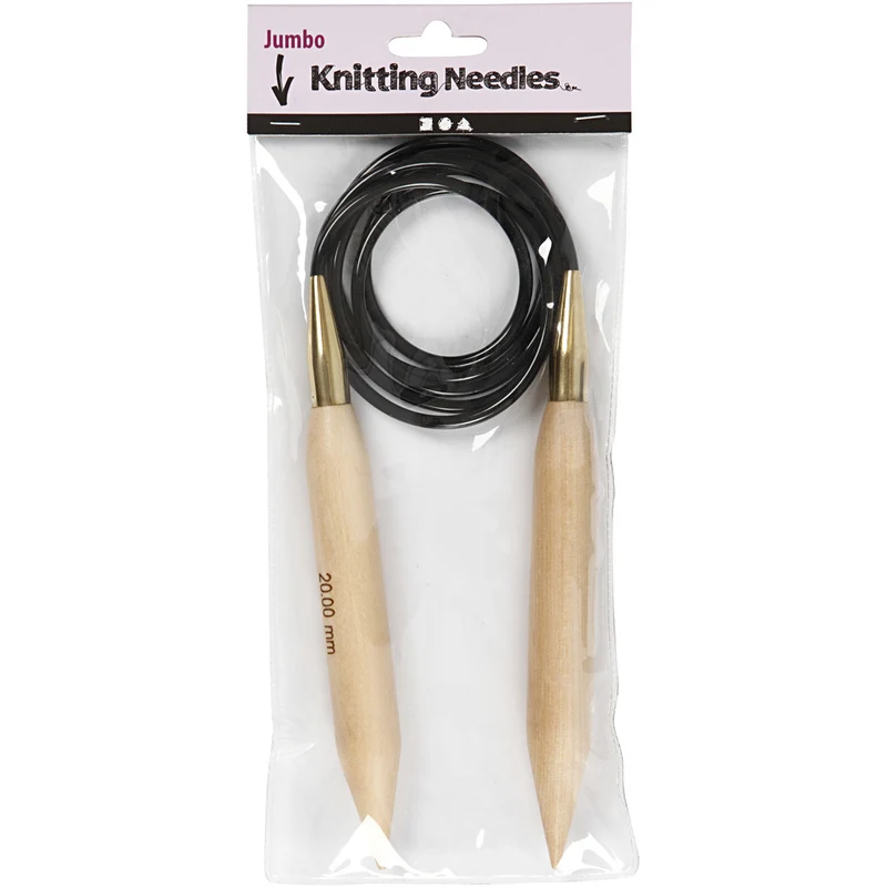 Rundstricknadel, L 150 cm, Größe 20 mm, 1 Stk [HOB-42195]