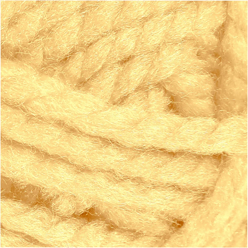 Fantasia Polyacryl-Wolle, L 35 M, Maxi, Hellgelb, 50 g/ 1 Knäuel [HOB-421878]
