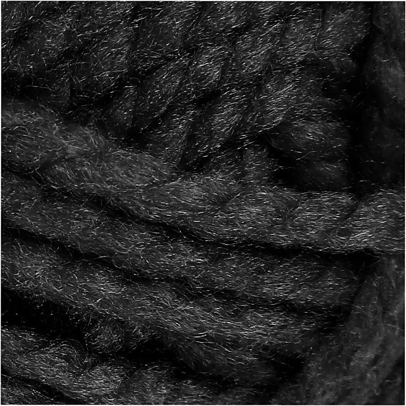 Fantasia Polyacryl-Wolle, L 35 M, Maxi, Schwarz, 50 g/ 1 Knäuel [HOB-421870]