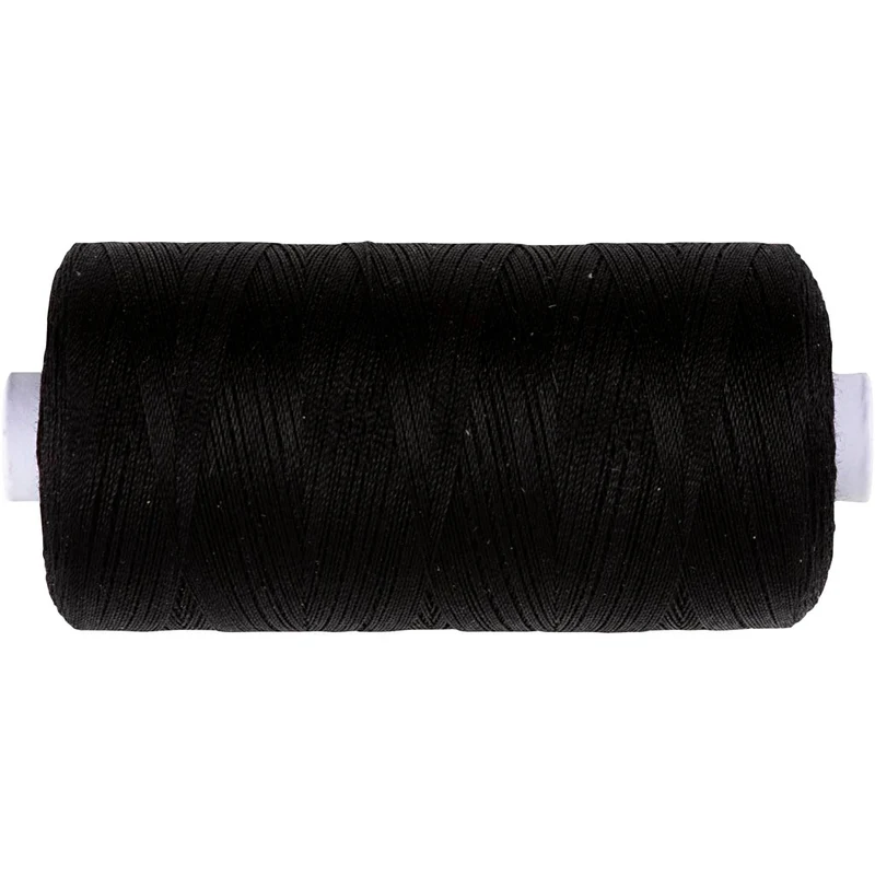 Nähgarn, Schwarz, 1000 m/ 1 Rolle [HOB-41300]