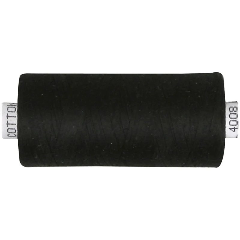 Nähgarn, Schwarz, 1000 m/ 1 Rolle [HOB-41300]