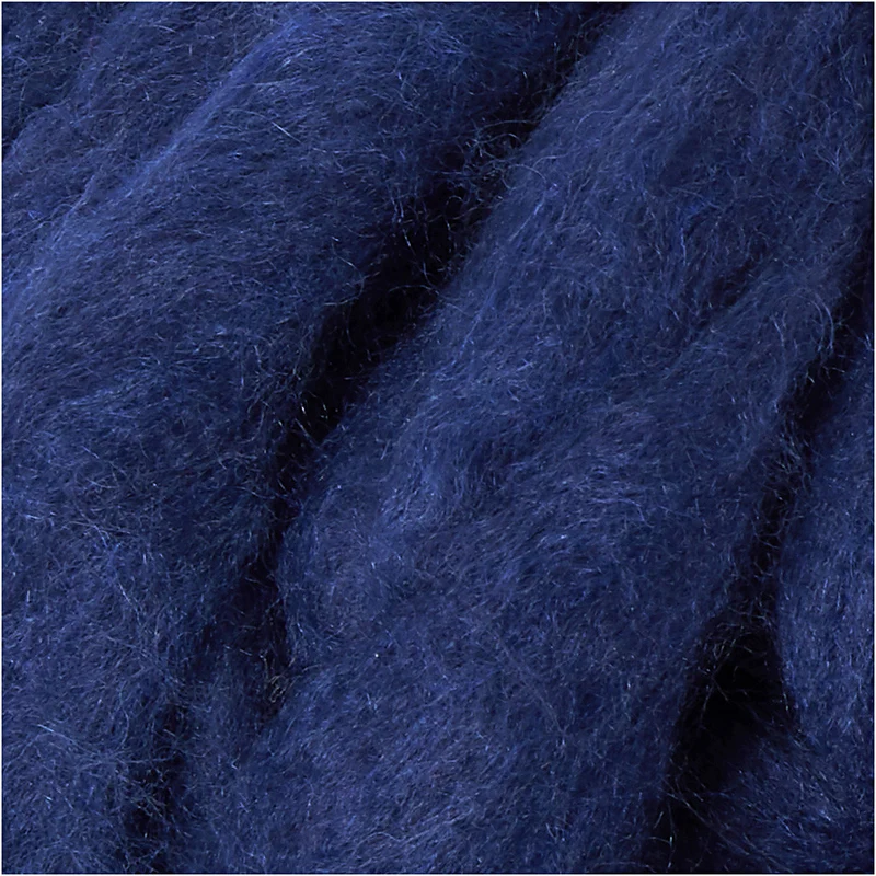 XL-Chunky-Garn aus Polyacryl/Wolle, L 15 M, Größe mega, Dunkelblau, 300 g/ 1 Knäuel [HOB-42165]
