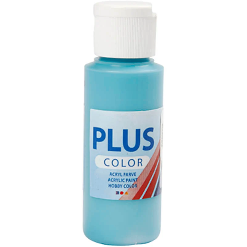 Plus Color Bastelfarbe, Türkis, 60 ml/ 1 Fl. [HOB-39672]