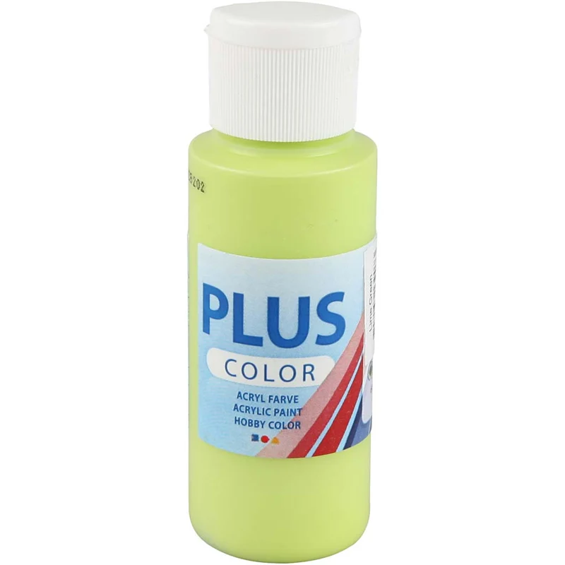 Plus Color Bastelfarbe, Lindgrün, 60 ml/ 1 Fl. [HOB-39669]