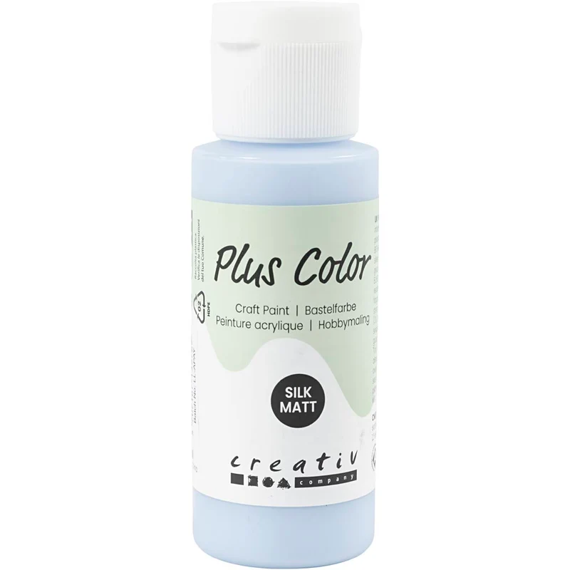 Plus Color Bastelfarbe, Hellblau, 60 ml/ 1 Fl. [HOB-39664]