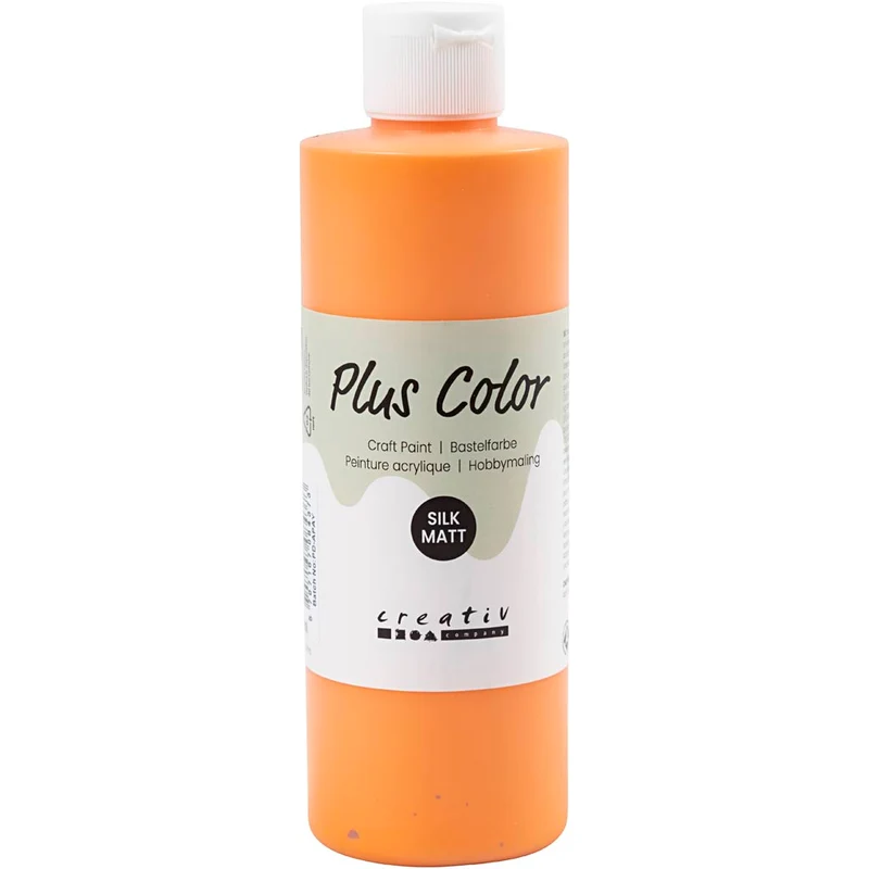 Plus Color Bastelfarbe, Kürbis, 250 ml/ 1 Fl. [HOB-39435]