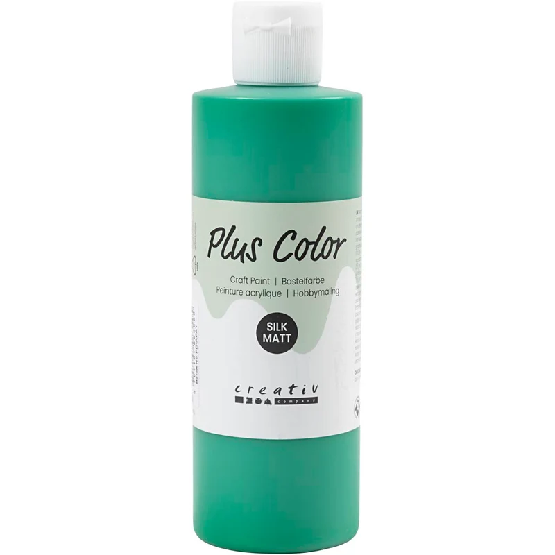 Plus Color Bastelfarbe, Brillantgrün, 250 ml/ 1 Fl. [HOB-39410]