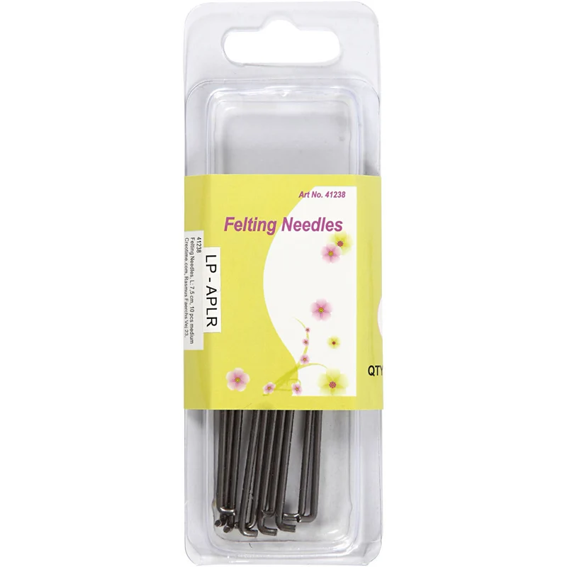 Filznadel, L 7,5 cm, mittel, 10 Stk/ 1 Pck [HOB-41238]