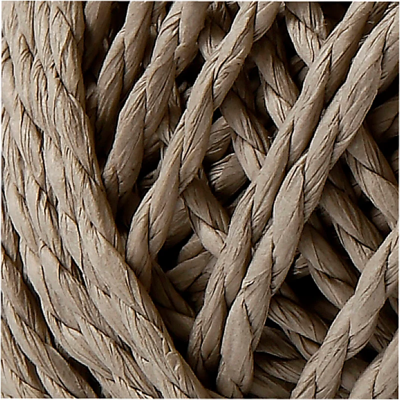 Papiergarn, Dicke 2,5-3 mm, Hellbraun, 150 g, 40 m/ 1 Knäuel [HOB-41733]