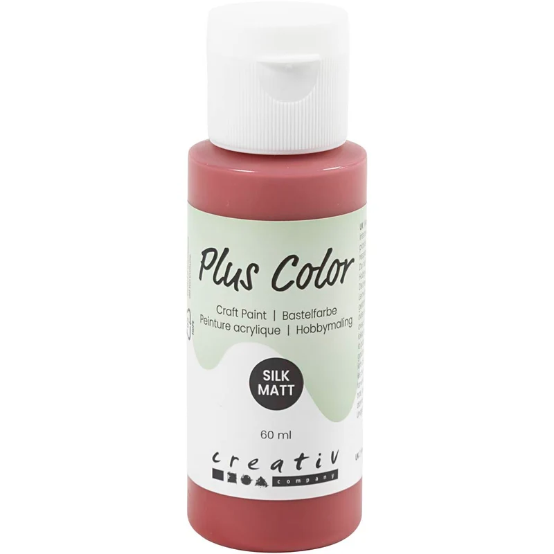 Plus Color Bastelfarbe, Altrot, 60 ml/ 1 Fl. [HOB-39660]