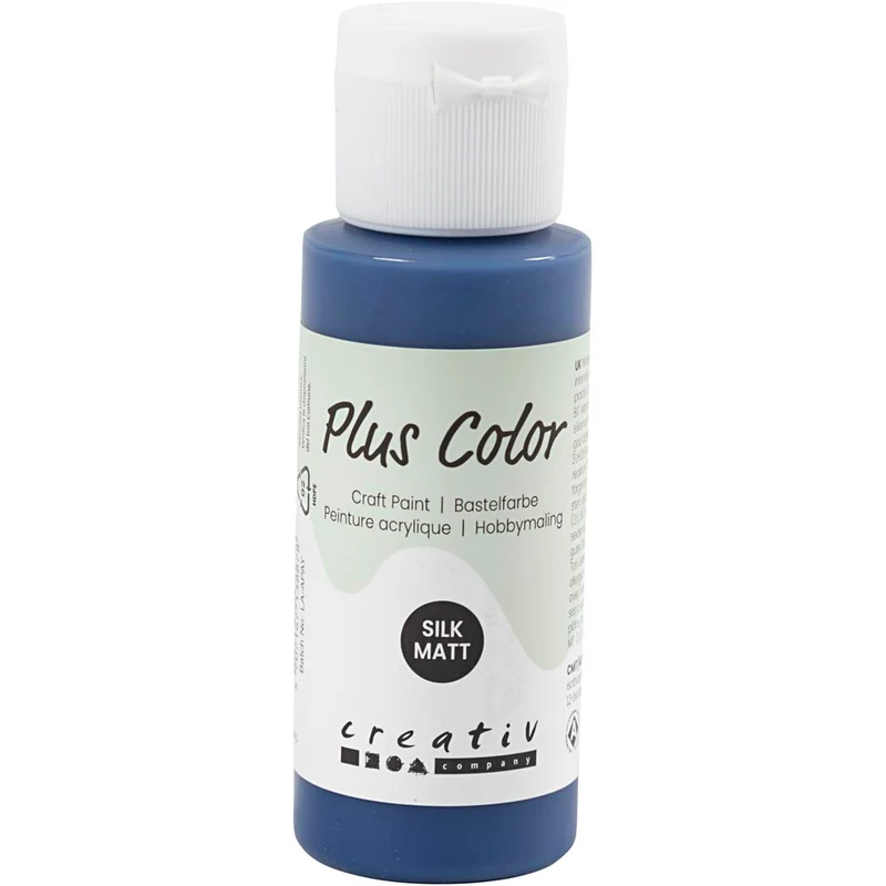 Plus Color Bastelfarbe, Marineblau, 60 ml/ 1 Fl. [HOB-39658]