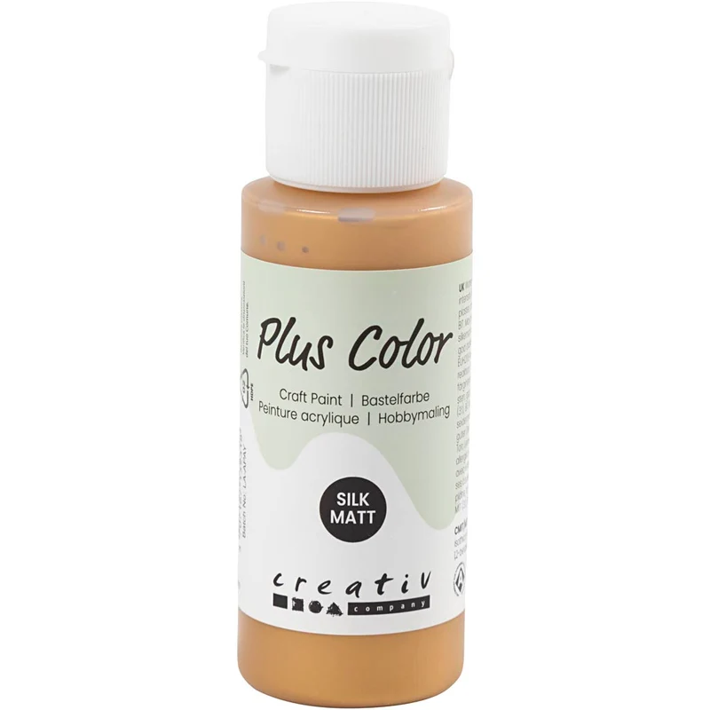 Plus Color Bastelfarbe, Gold, 60 ml/ 1 Fl. [HOB-39652]