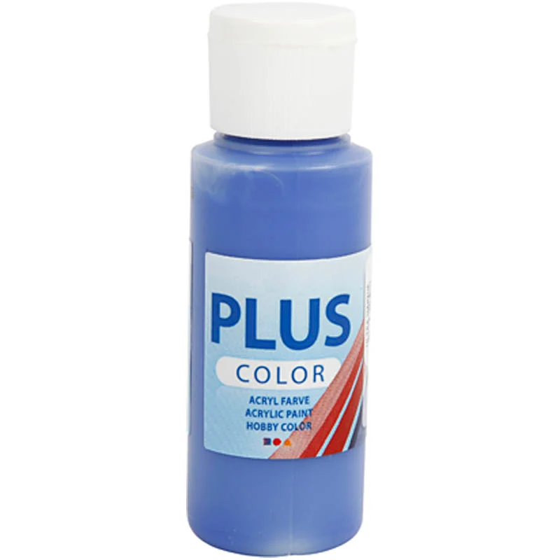 Plus Color Bastelfarbe, Ultramarinblau, 60 ml/ 1 Fl. [HOB-39645]