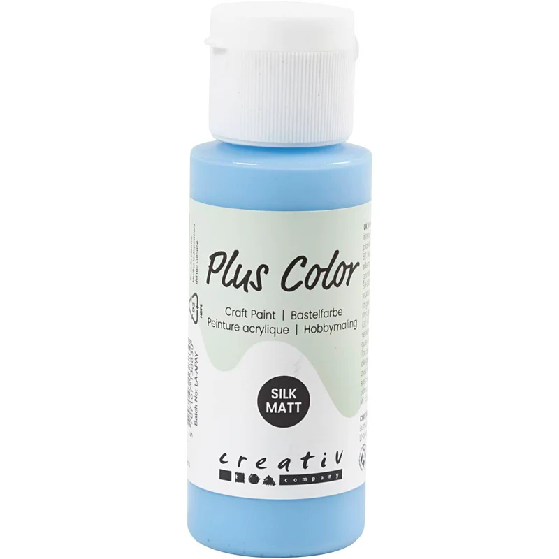 Plus Color Bastelfarbe, Himmelblau, 60 ml/ 1 Fl. [HOB-39643]