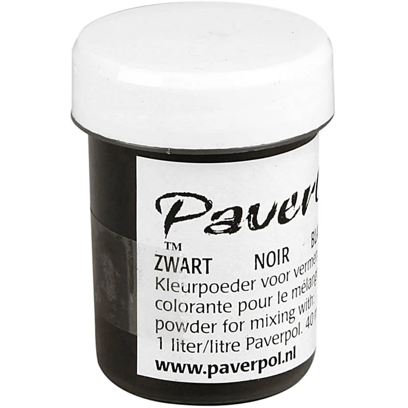 Paver Color, Schwarz, 40 ml/ 1 Dose [HOB-39310]