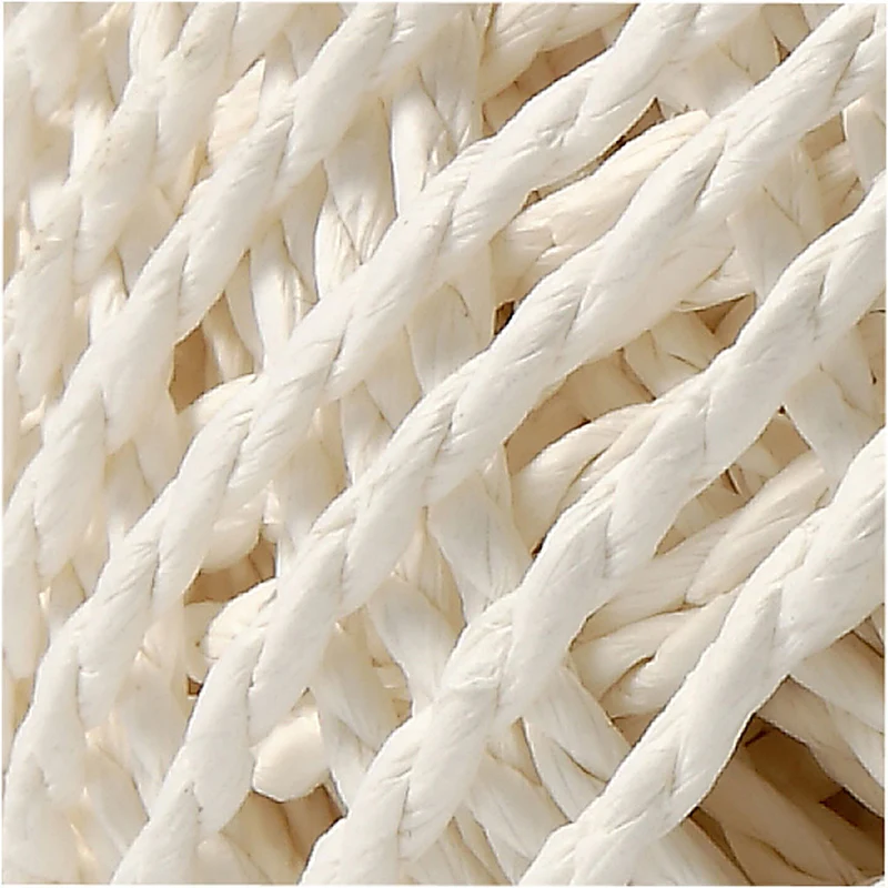 Papiergarn, Dicke 2,5-3 mm, Weiß, 150 g, 40 m/ 1 Knäuel [HOB-41726]