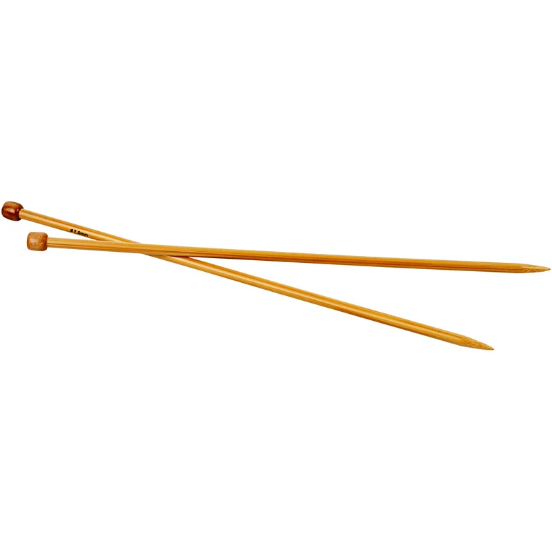Stricknadeln, L 35 cm, Größe 7 mm, 1 Paar [HOB-42289]