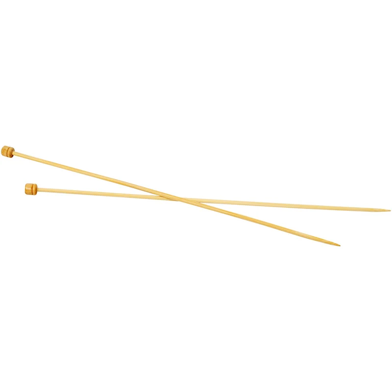 Stricknadeln, L 35 cm, Größe 4 mm, 1 Paar [HOB-42283]