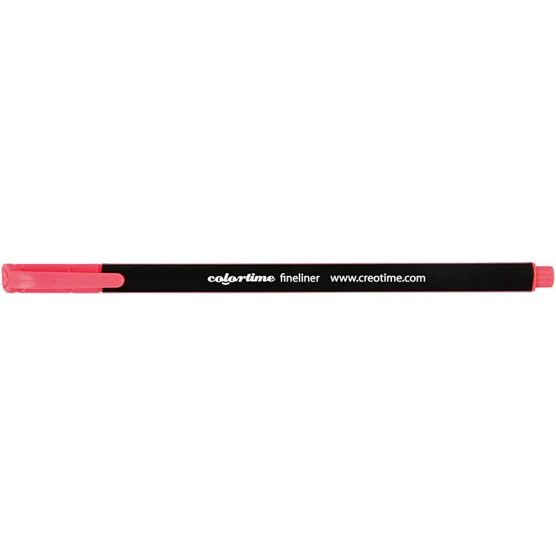 Colortime Fineliner Filzstifte, Strichstärke 0,6-0,7 mm, Pink, 12 Stk/ 1 Pck [HOB-373639]