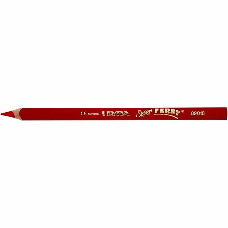 Super Ferby 1 Buntstifte, L 18 cm, Mine 6,25 mm, Orange, 12 Stk/ 1 Pck [HOB-38354]
