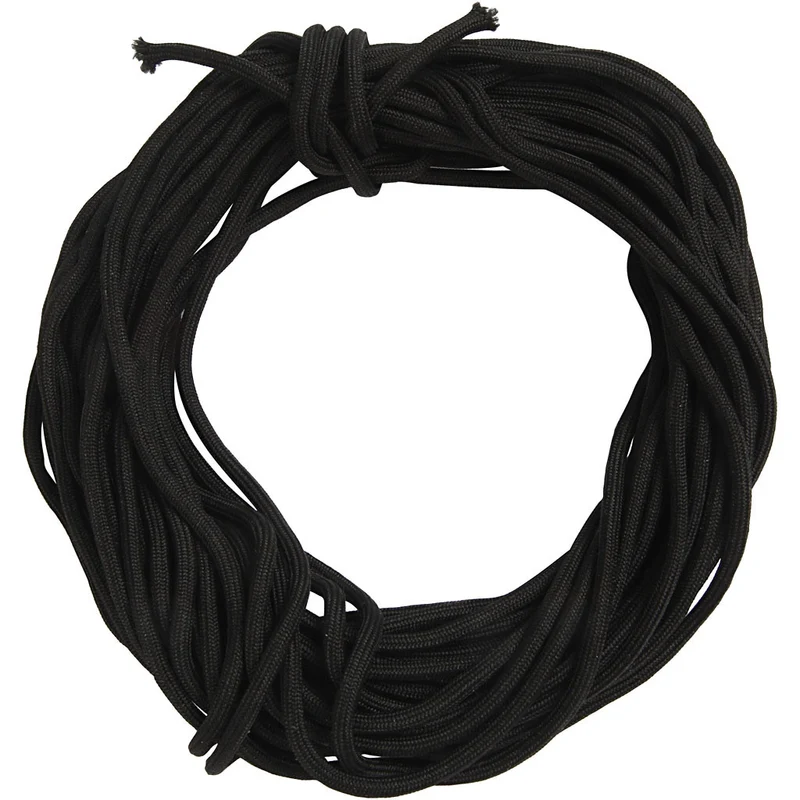 Polyester-Band, Dicke 4 mm, Schwarz, 40 m/ 1 Rolle [HOB-41579]