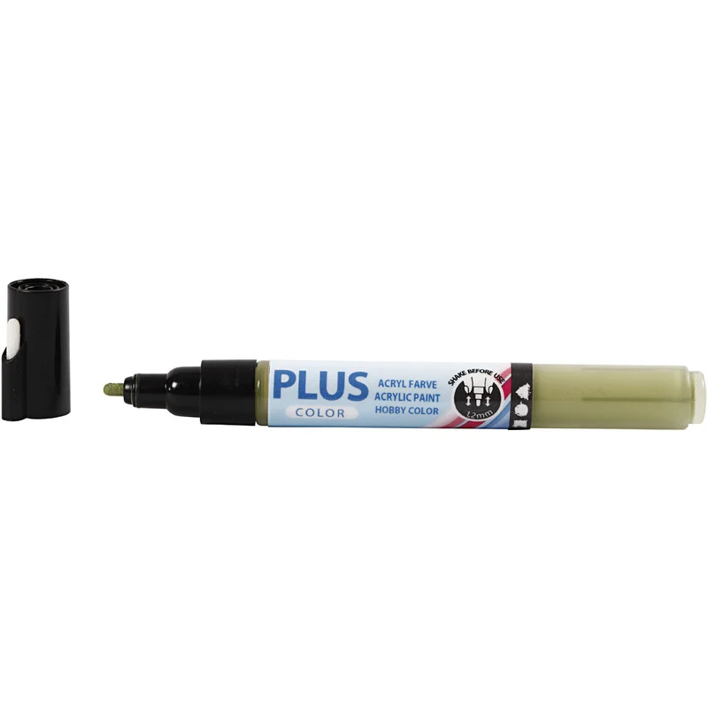Plus Color Marker, L 14,5 cm, Strichstärke 1-2 mm, Eukalyptus, 5,5 ml, 1 Stk [HOB-39807]