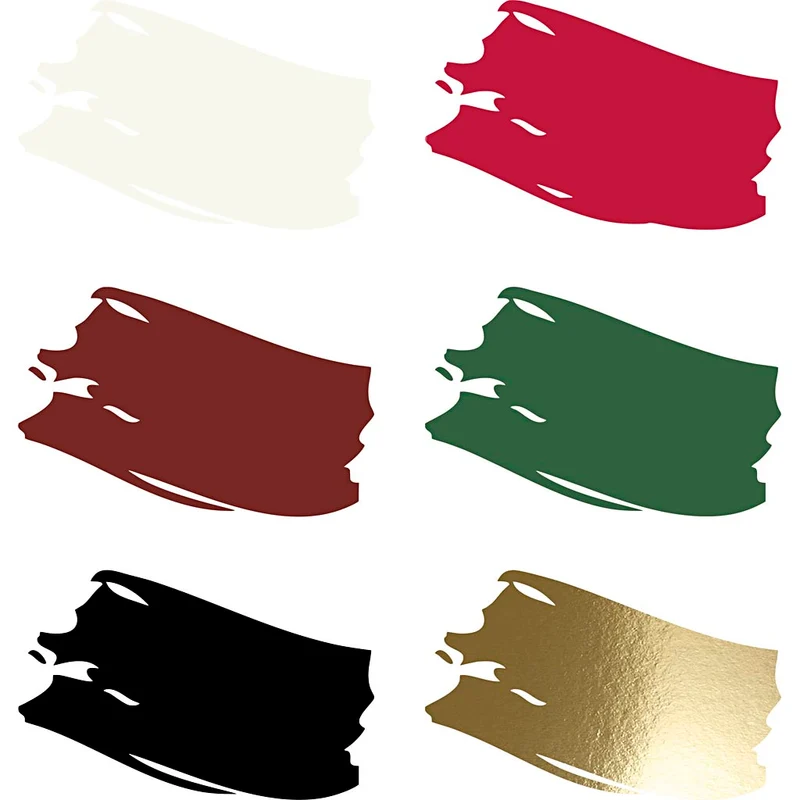 Plus Color Bastelfarbe, Weihnachtsfarben, 6x60 ml/ 1 Pck [HOB-39696]