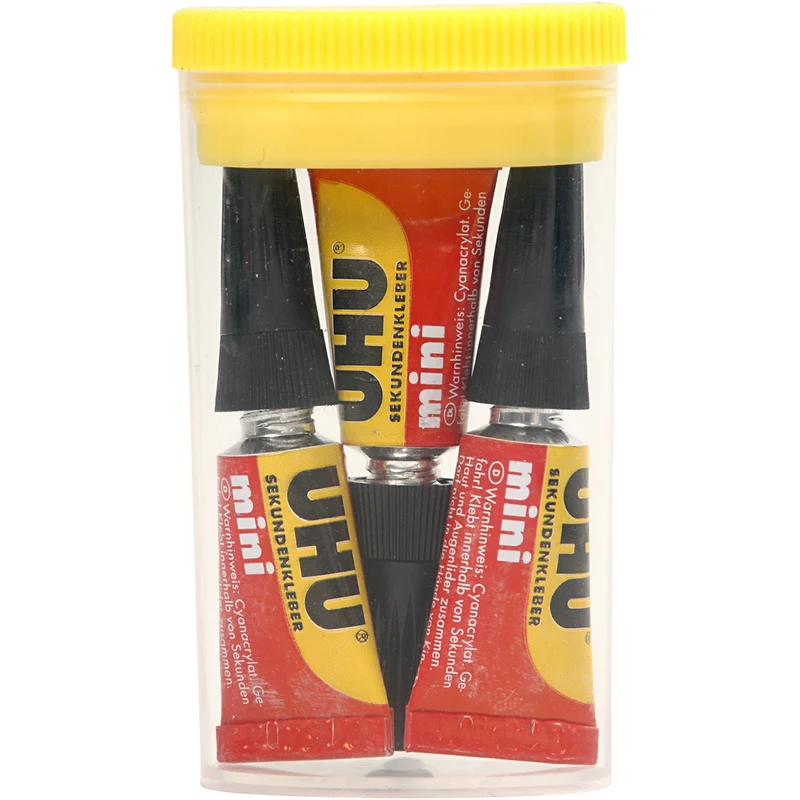 UHU Sekundenkleber, 3x1 g/ 1 Pck [HOB-39072]