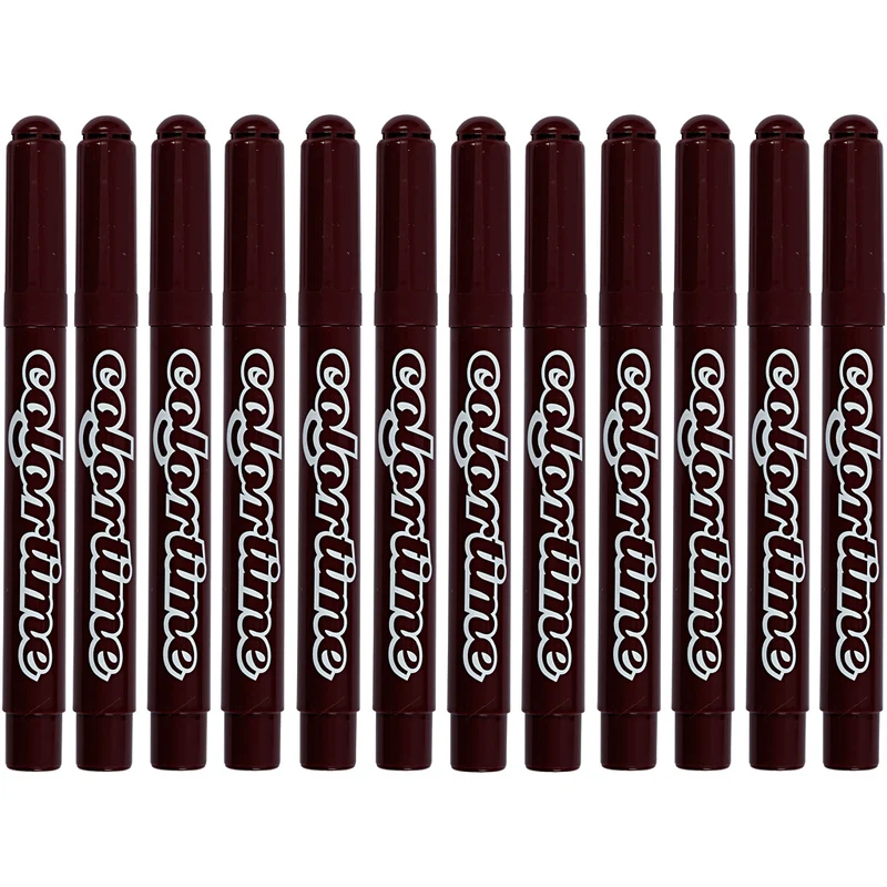Colortime Marker, Strichstärke 5 mm, Dunkelbraun, 12 Stk/ 1 Pck [HOB-37360]