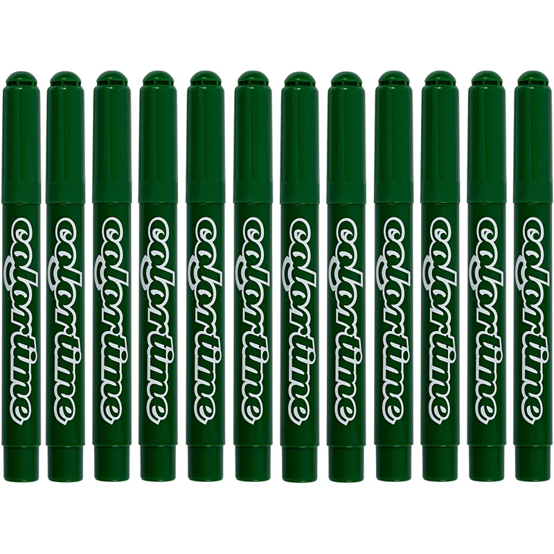 Colortime Marker, Strichstärke 5 mm, Tannengrün, 12 Stk/ 1 Pck [HOB-37359]