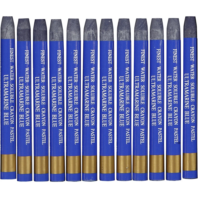 Gallery Aquarell-Kreide, L 9,3 cm, Dicke 8 mm, Ultramarin (339), 12 Stk/ 1 Pck [HOB-38325]