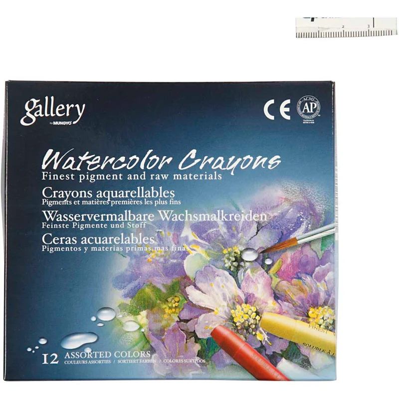 Gallery Aquarell-Kreide, L 9,3 cm, Dicke 8 mm, Hellpink (316), 12 Stk/ 1 Pck [HOB-38316]