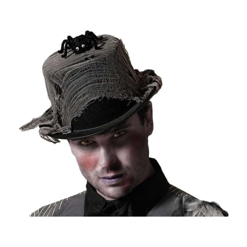Halloween Decorations Black Spider Hat