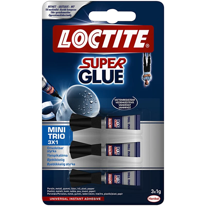 Loctite Super Kleber, 3x1 g/ 1 Pck [HOB-39059]