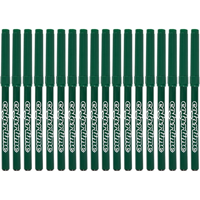 Colortime Marker, Strichstärke 2 mm, Dunkelgrün, 18 Stk/ 1 Pck [HOB-373558]