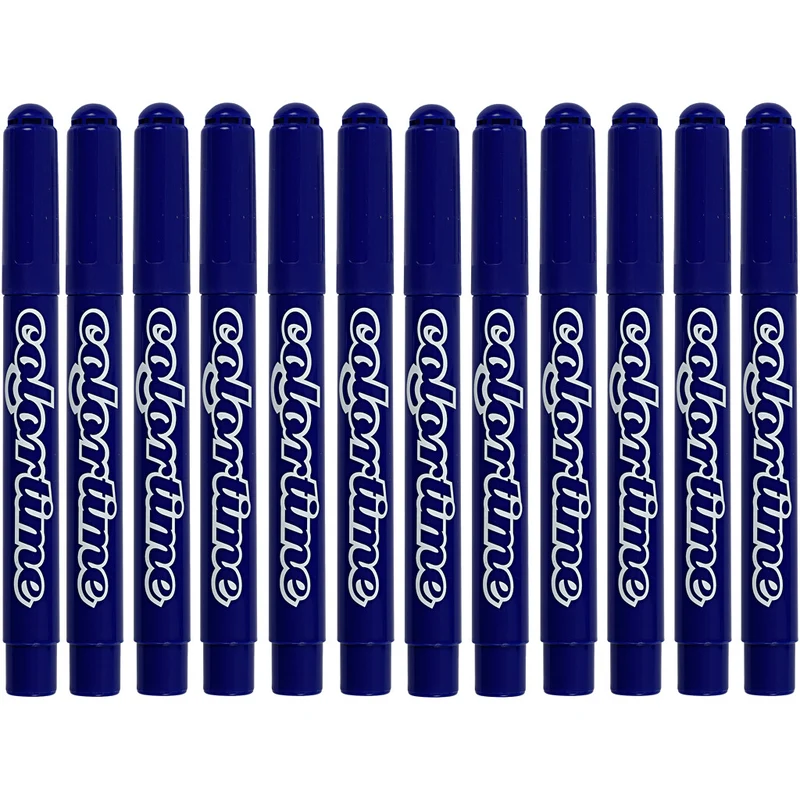 Colortime Marker, Strichstärke 5 mm, Dunkelblau, 12 Stk/ 1 Pck [HOB-37355]