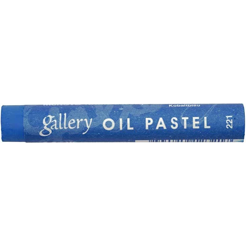Gallery Ölpastellkreide Premium, L 7 cm, Dicke 11 mm, Kobaltblau (221), 6 Stk/ 1 Pck [HOB-38258]