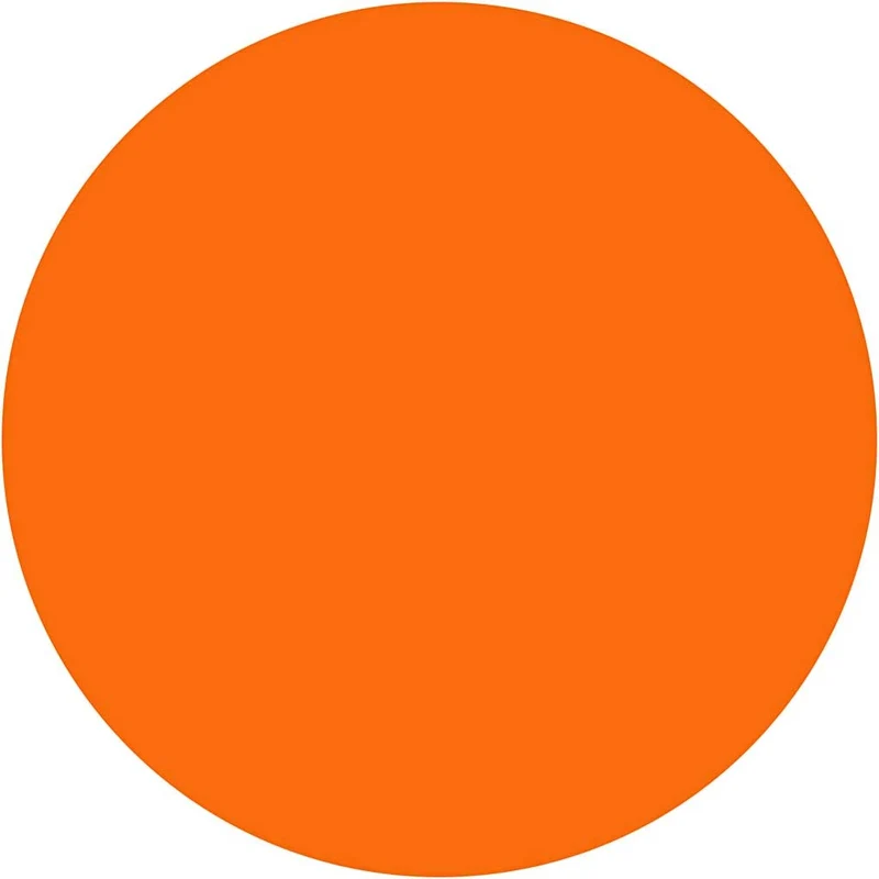 Wasserfarben, H 16 mm, D 44 mm, Orange, 6 Stk/ 1 Pck [HOB-34489]
