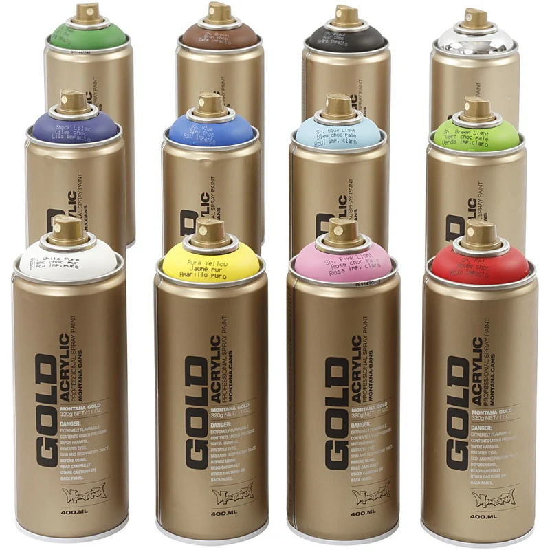 Sprühfarbe, 12x400 ml/ 1 Pck [HOB-35029]
