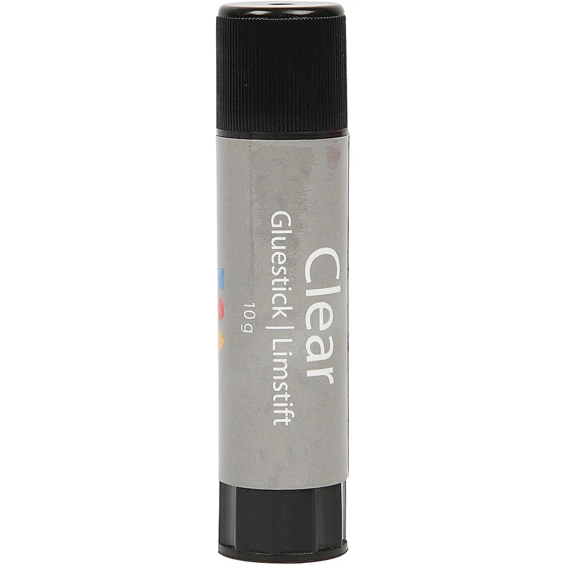 Transparenter Klebestift, Rund, 10 g, 1 Stk [HOB-39041]