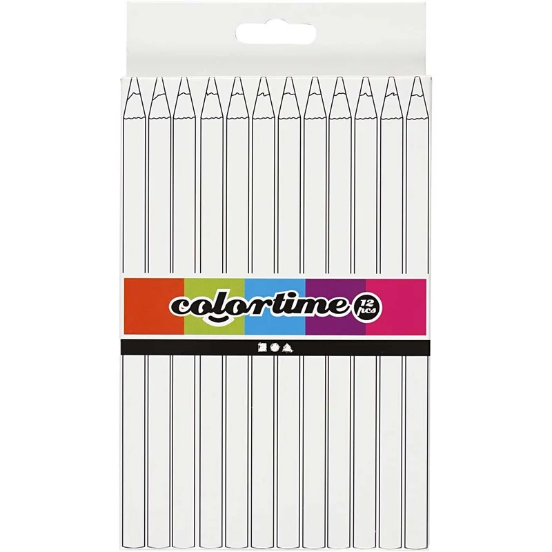 Colortime Buntstifte, L 17,45 cm, Mine 5 mm, JUMBO, Dunkelblau, 12 Stk/ 1 Pck [HOB-38177]