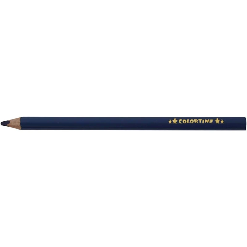 Colortime Buntstifte, L 17,45 cm, Mine 5 mm, JUMBO, Dunkelblau, 12 Stk/ 1 Pck [HOB-38177]