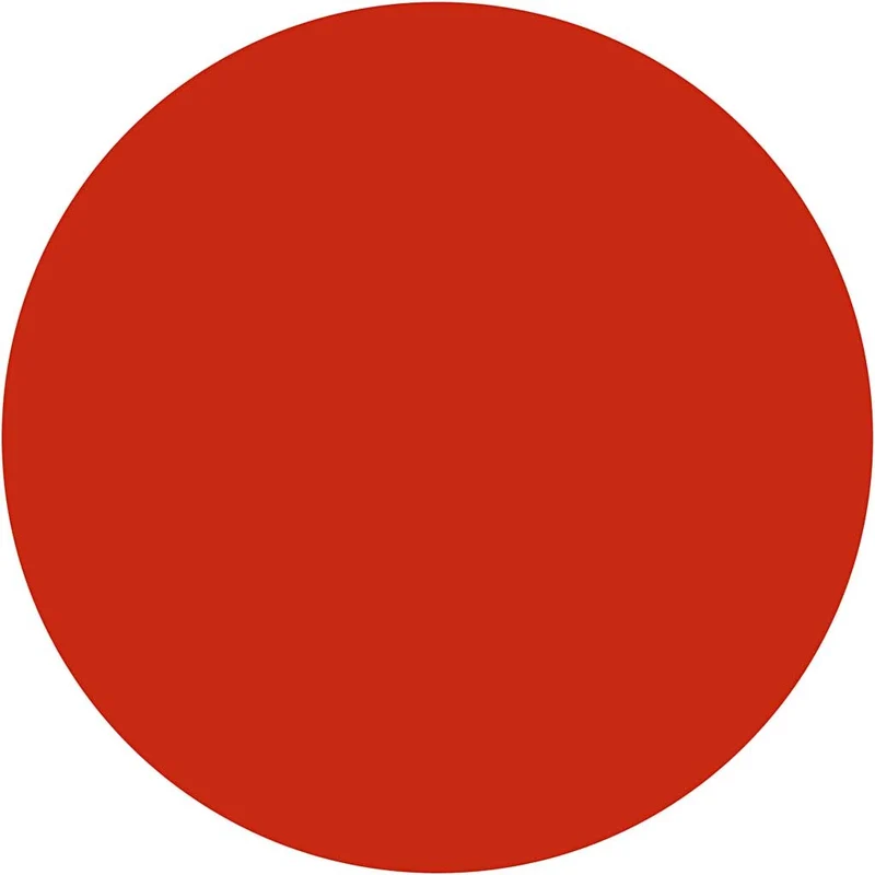 Wasserfarben, H 16 mm, D 44 mm, Rot, 6 Stk/ 1 Pck [HOB-34481]