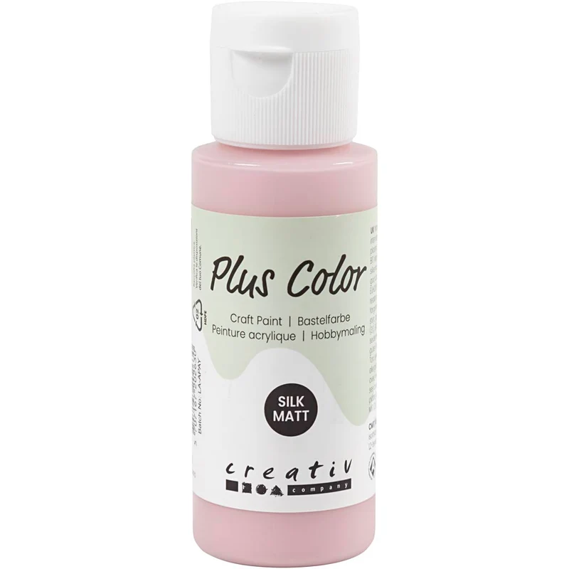 Plus Color Bastelfarbe, Staubrosé, 60 ml/ 1 Fl. [HOB-39620]