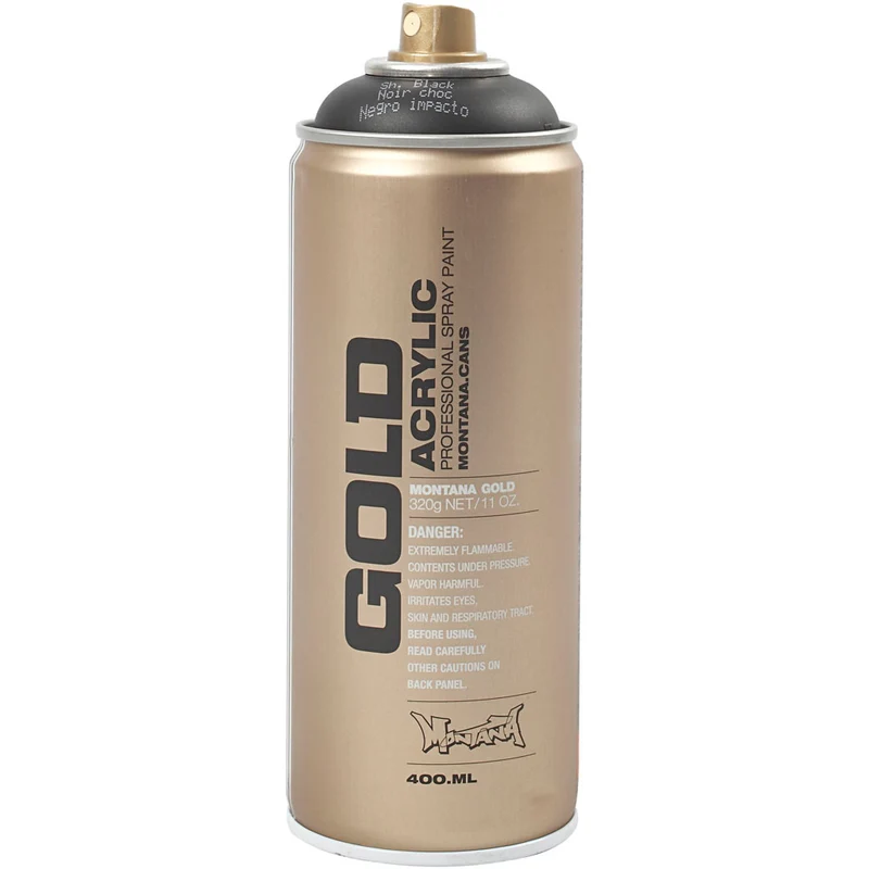 Sprühfarbe, Schwarz, 400ml/ 1 Dose [HOB-35019]