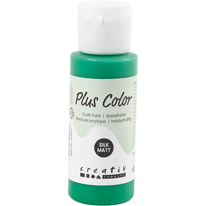 Plus Color Bastelfarbe, Brillantgrün, 60 ml/ 1 Fl. [HOB-39610]