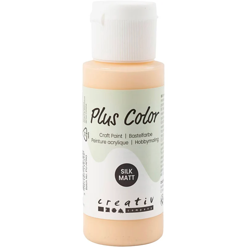 Plus Color Bastelfarbe, Hellbeige, 60 ml/ 1 Fl. [HOB-39604]